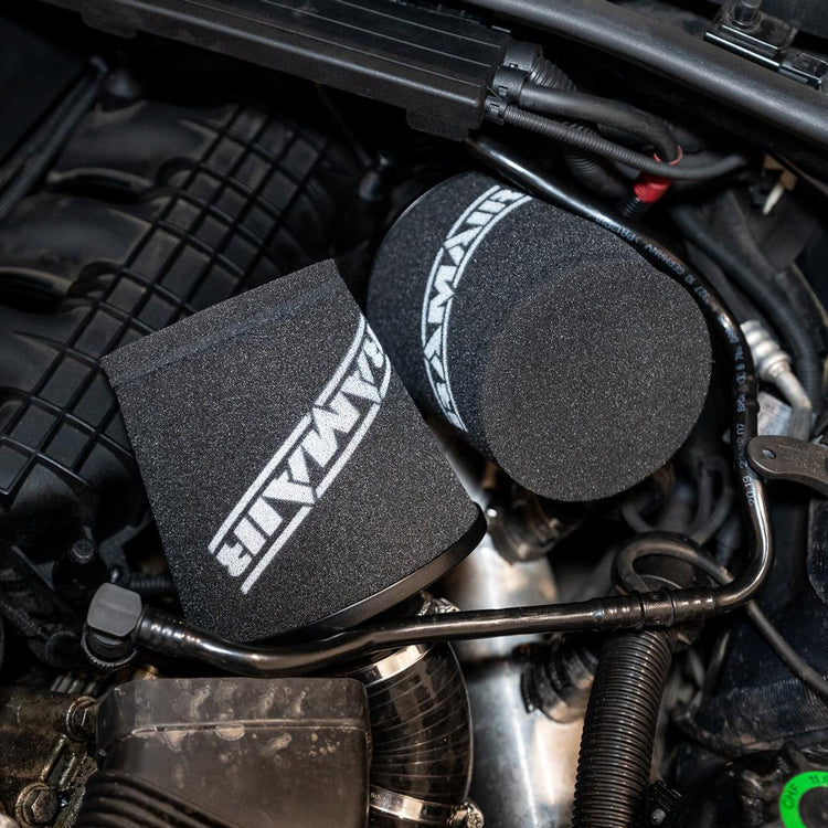 Ramair Performance Foam Induction Kit for BMW N54 335i 135i - Wayside Performance 