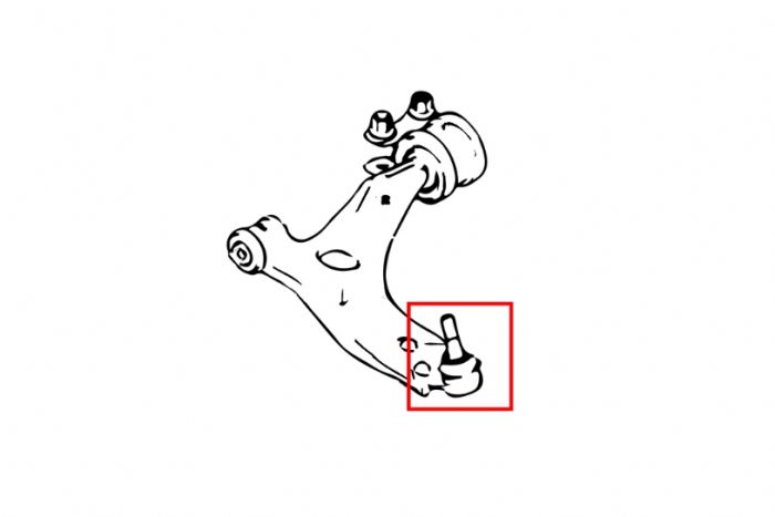 Hardrace MK2 Focus ST control arms with 21mm ball joints, highlighting the sturdy metal components and precise fitting.