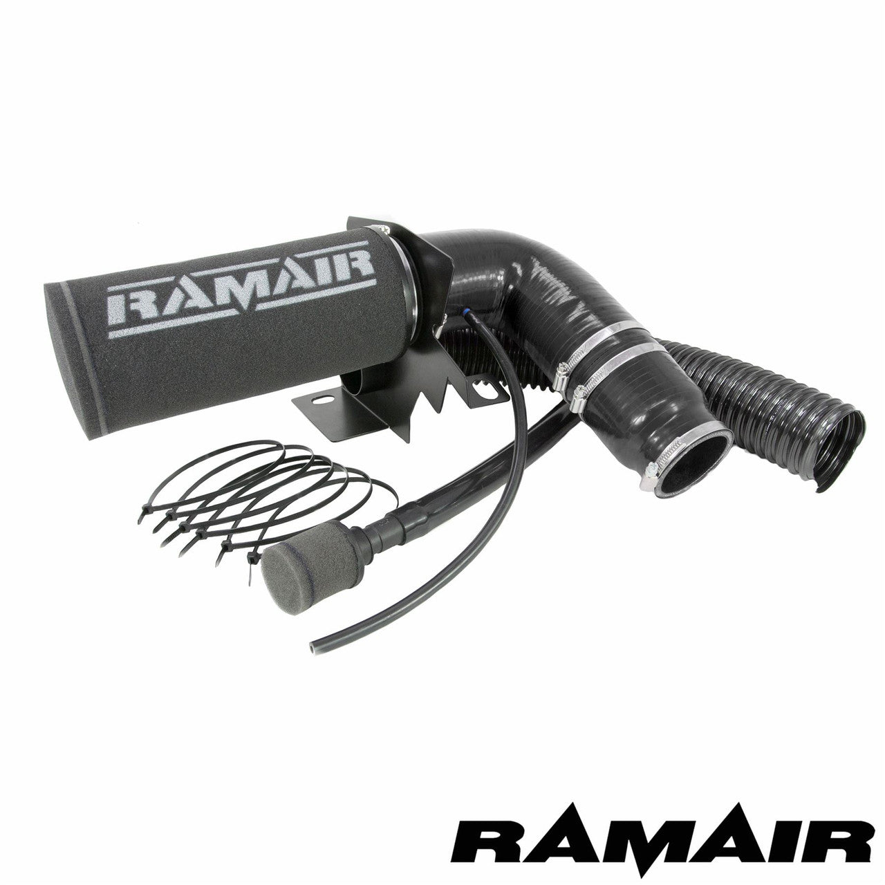 Ramair Performance Foam Induction Kit for 1.2 THP & VTI Citroen & Peugeot - Black Hose - Wayside Performance 