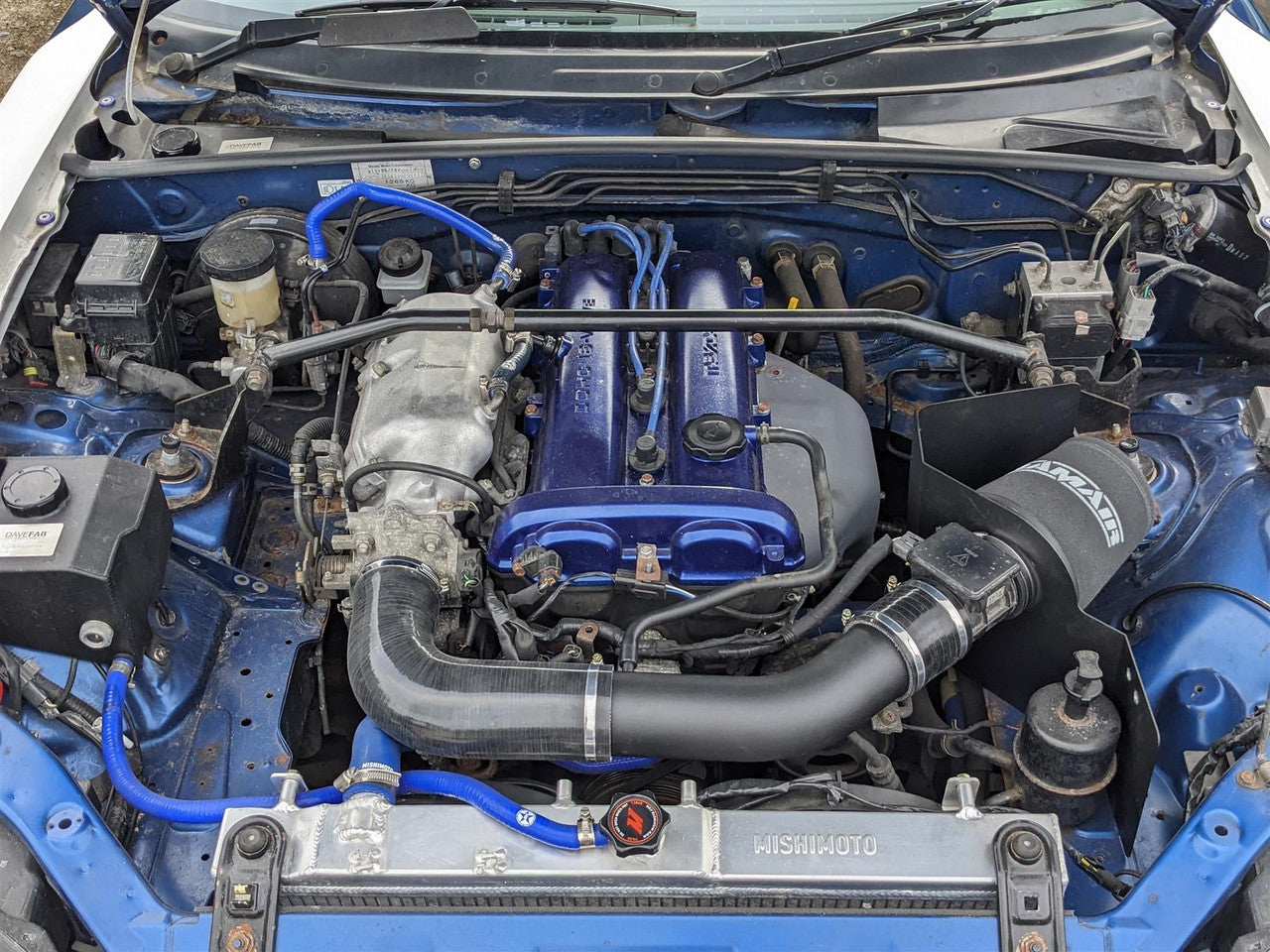 Ramair Performance Foam Induction Kit for Mazda MX-5 1.6 & 1.8 NB - Wayside Performance 