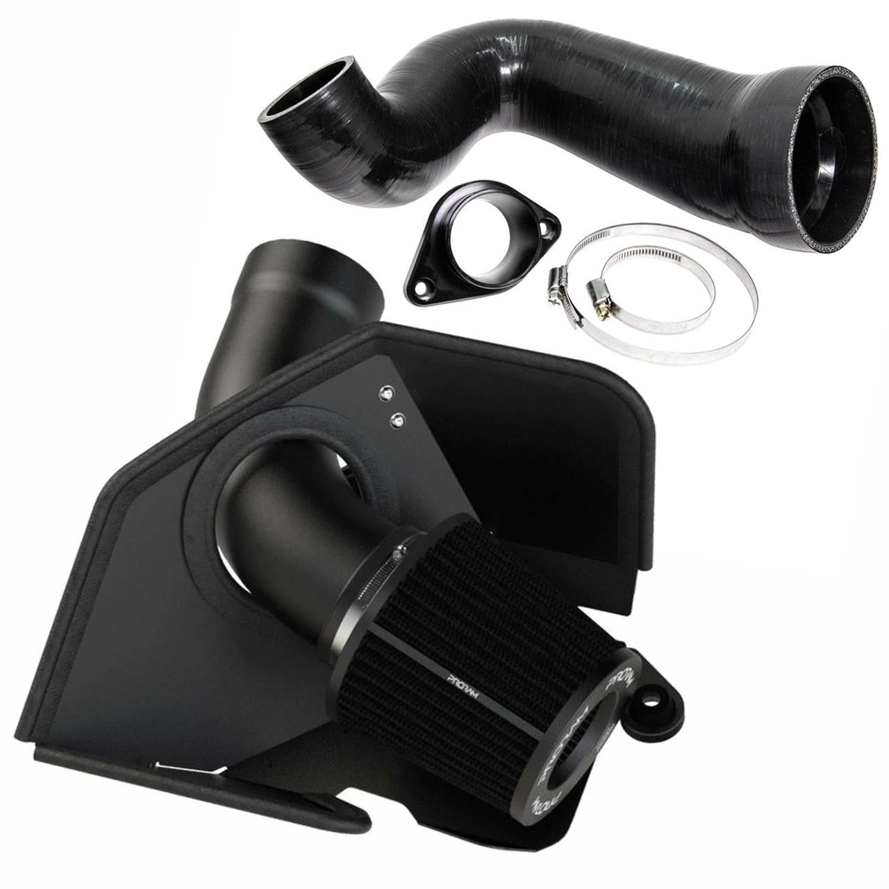 Ramair Performance Induction Kit with Turbo Inlet for VW MK8 1.5 TSI - Black Hose - Wayside Performance 