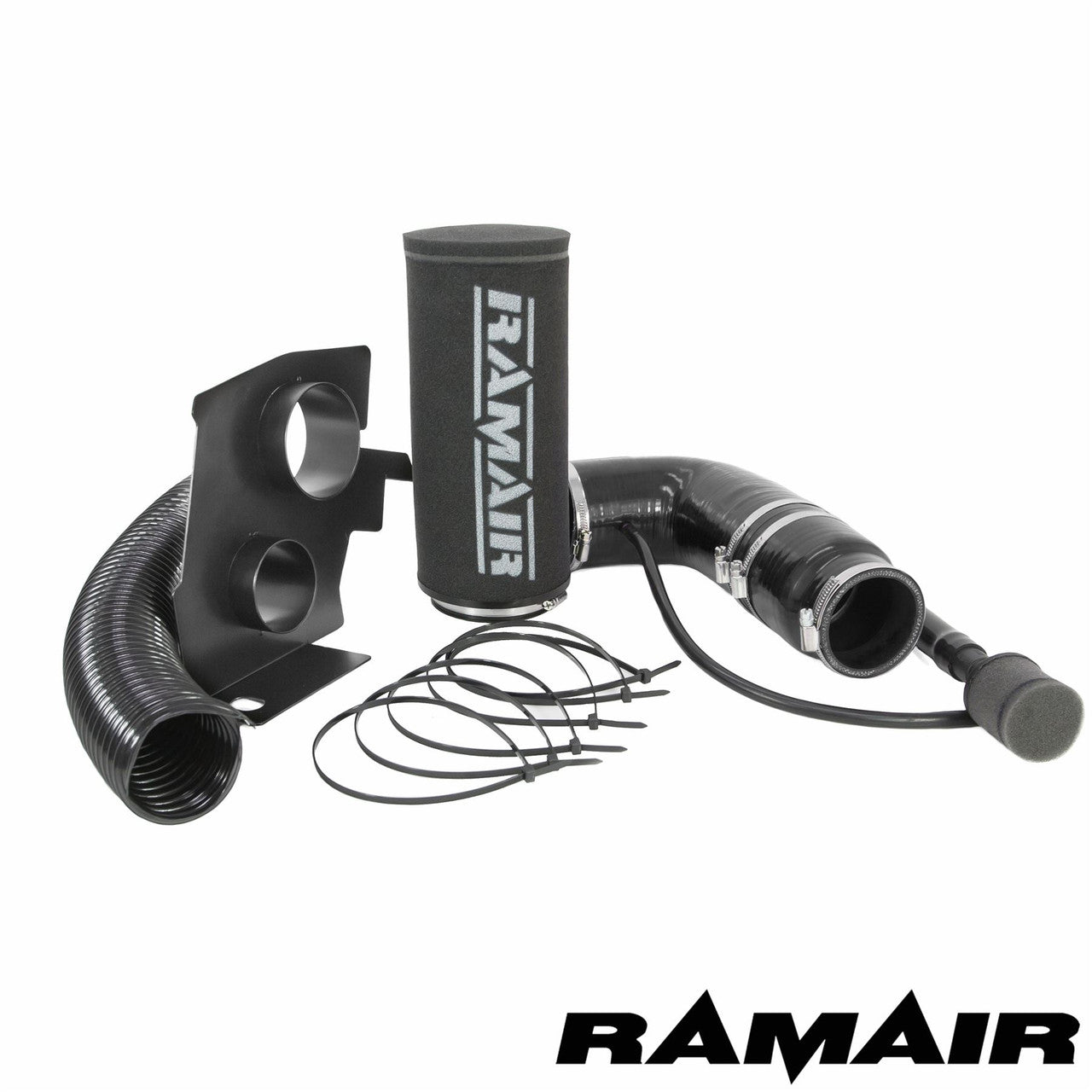 Ramair Performance Foam Induction Kit for 1.2 THP & VTI Citroen & Peugeot - Black Hose - Wayside Performance 