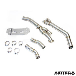 AIRTEC Motorsport 3.5” Secondary Cat Bypass for BMW G80 M3 and G82 M4 - Wayside Performance 