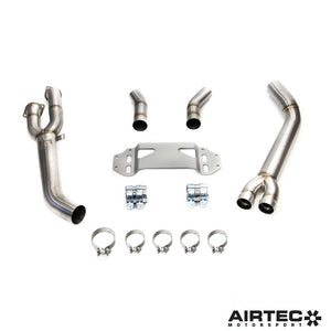 AIRTEC Motorsport 3.5” Secondary Cat Bypass for BMW G87 M2 - Wayside Performance 