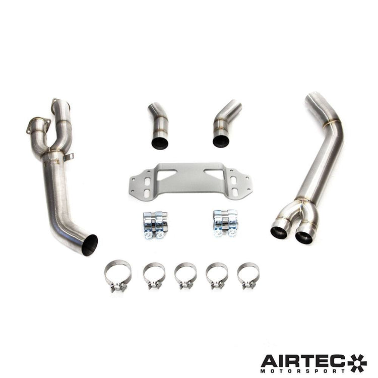AIRTEC Motorsport 3.5” Secondary Cat Bypass for BMW G87 M2 - Wayside Performance 