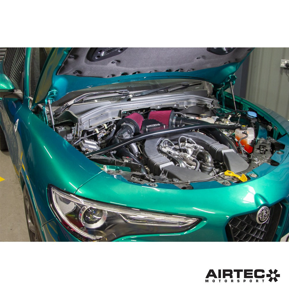 Airtec Motorsport Induction Kit for Alfa Romeo Stelvio Quadrifoglio 2.9 V6 - Wayside Performance 