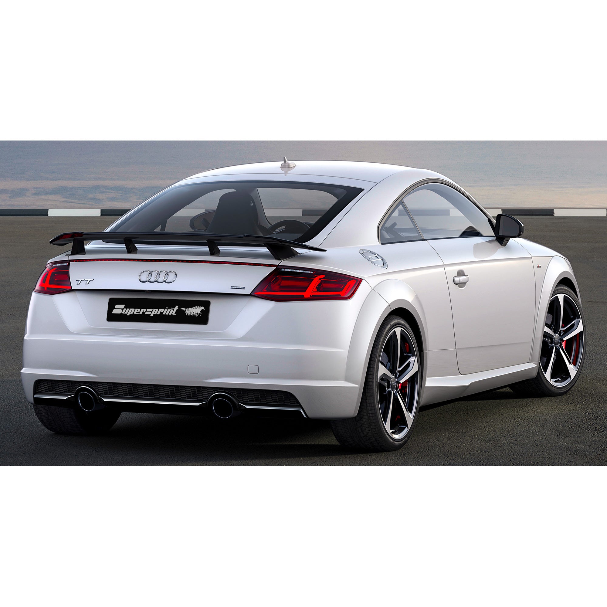 Supersprint rear muffler delete for Audi TT MK3 Coupè/Roadster 2.0 tdi (184 hp) 2015-