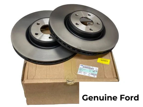 MK2 Focus ST ST225 Front brake discs pair Genuine Ford - Wayside Performance 