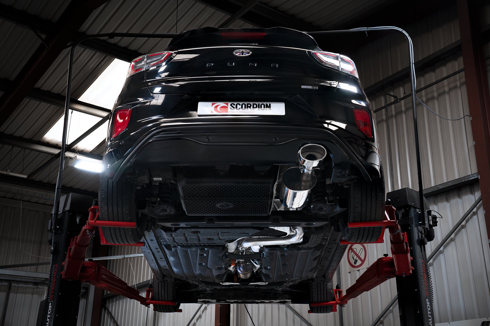MK2 Puma ST-Line Scorpion Non-resonated GPF Back System - Wayside Performance 