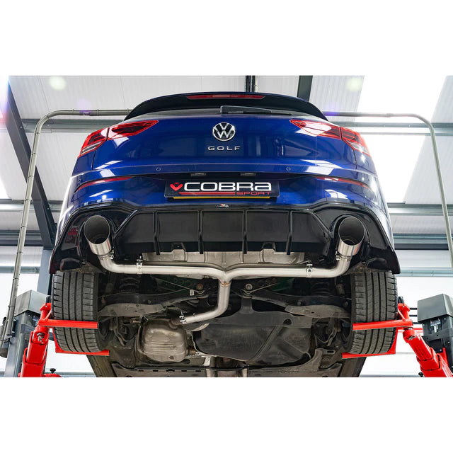VW Golf R-Line (Mk8) 1.5 TSI (20>) 'GTI Style' Dual Exit Rear Box ...