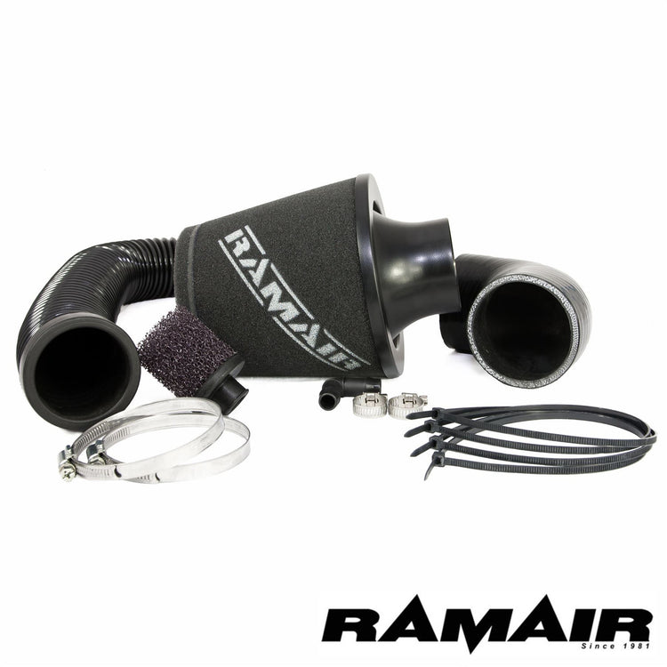 Ramair Performance Foam Induction Kit for Ford Fiesta ST150 MK5 - Black Hose - Wayside Performance 