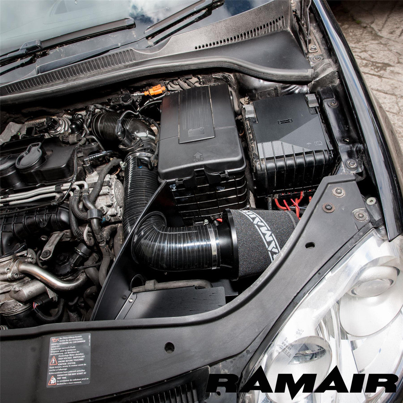 Ramair Performance Foam Induction Kit for VW MK6 Golf 1.9 & 2.0 TSI (EA888) - Wayside Performance 