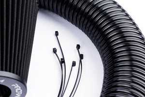 Ramair Performance Pleated Induction Kit for VW MK5 Golf R32 3.2 V6 - Blue Hoses - Wayside Performance 