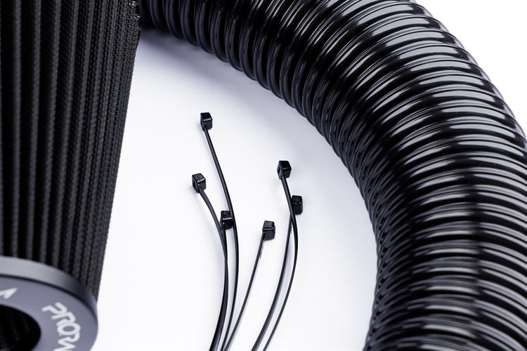 Ramair Performance Pleated Induction Kit for VW MK5 Golf R32 3.2 V6 - Blue Hoses - Wayside Performance 