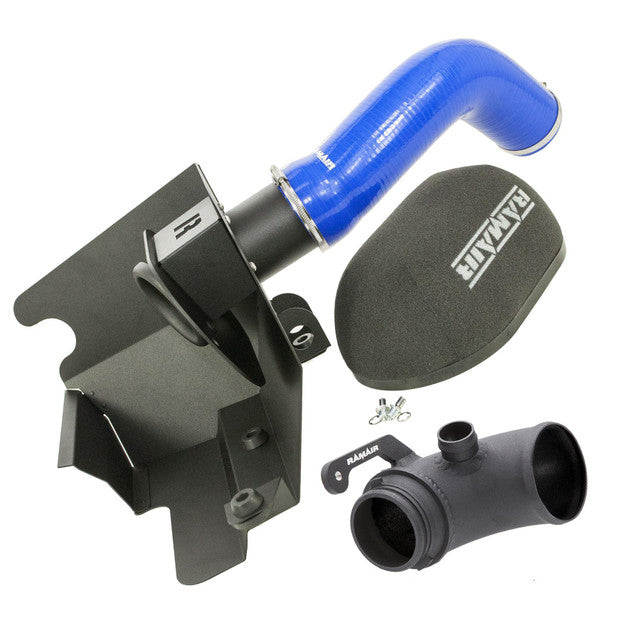Ramair Performance Foam Induction Kit With Turbo Elbow for 2.0 TSI MQB VAG - Blue Hose - Wayside Performance 