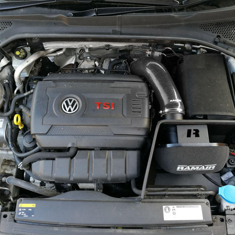 Ramair Performance Foam Induction Kit With Turbo Elbow for 2.0 TSI MQB VAG - Black Hose - Wayside Performance 