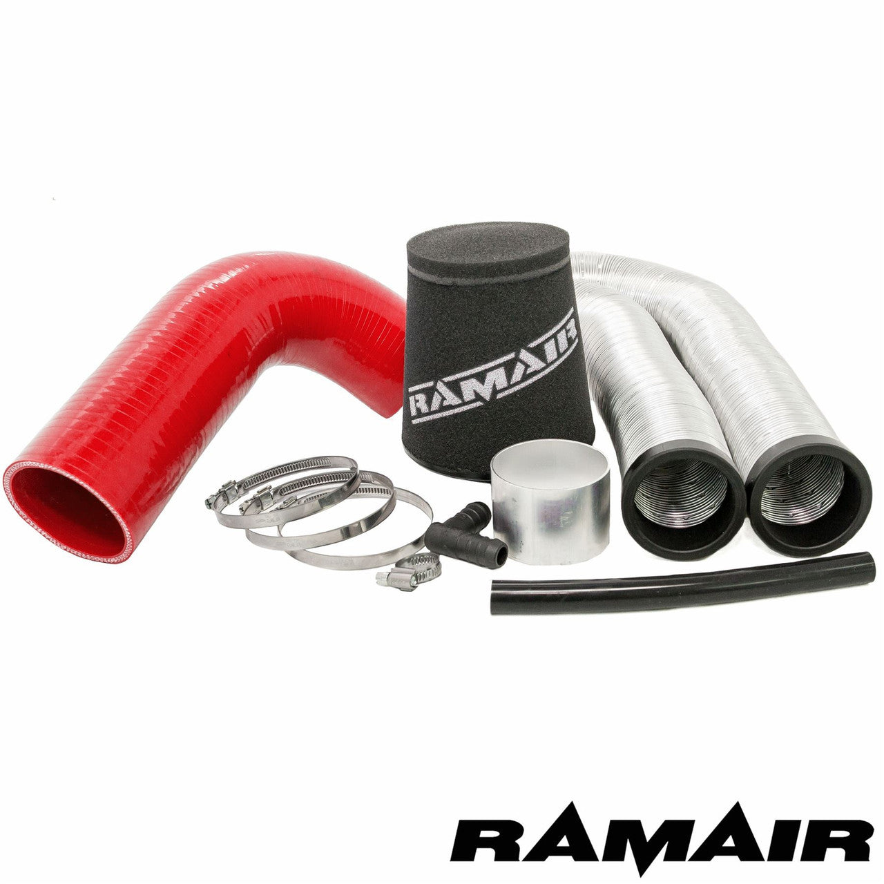 Ramair Performance Foam Induction Kit for Peugeot 106 GTi & Saxo VTS - Red Hoses - Wayside Performance 