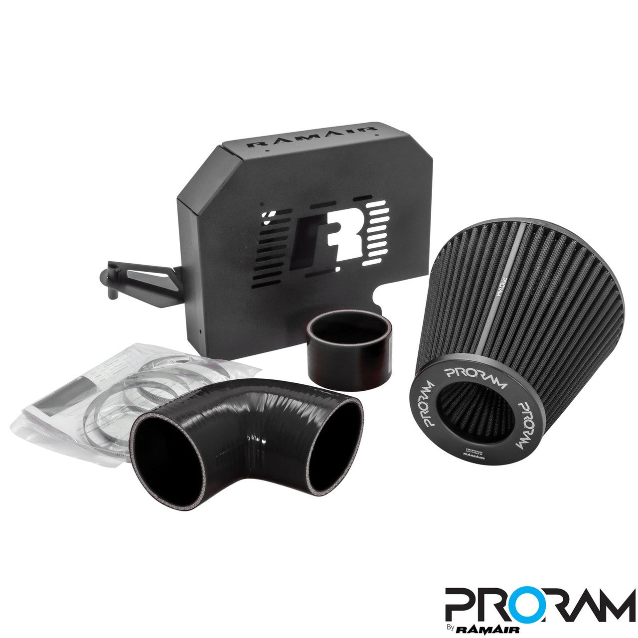 Ramair Performance Pleated Induction Kit for MK2 Focus ST with ECU Holder - Wayside Performance 