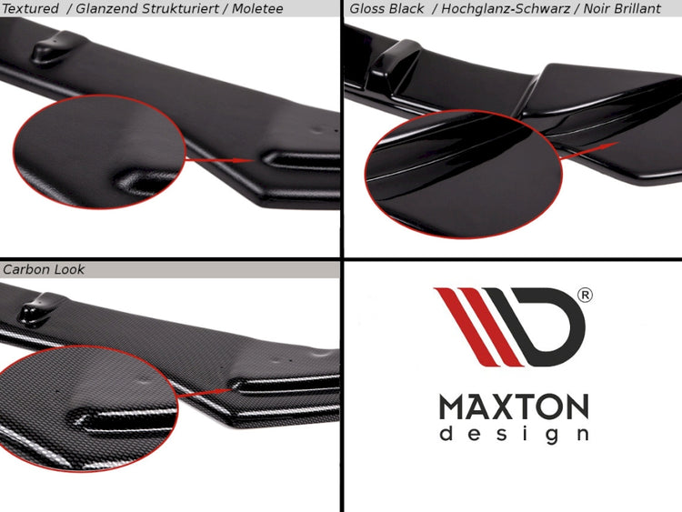 Maxton Design Front Splitter Mini Cooper S Mk3 Pre-facelift 3 Door (F56) (2014-2017) - Wayside Performance 