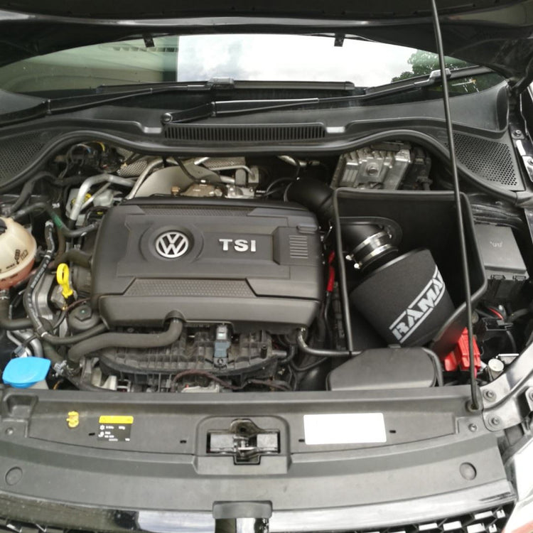 RamAir Foam Air Filter & Heat Shield Induction Kit VW Polo GTI 1.8 TSI (6C) EA888 - Wayside Performance 
