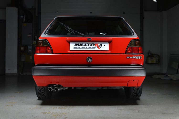 Milltek Classic Full Exhaust System (Inc Manifold) - Mk2 Golf GTI 8V - Wayside Performance 
