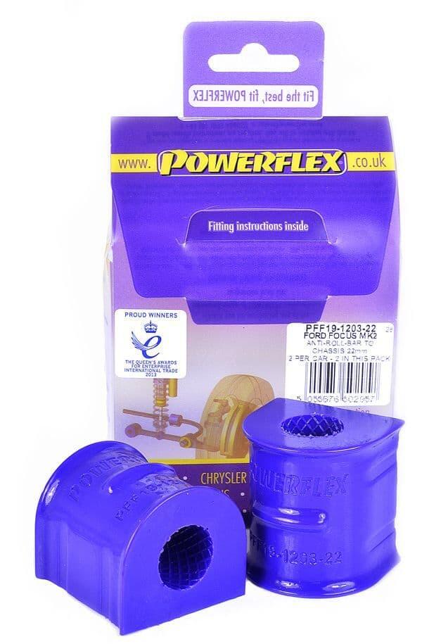 POWERFLEX FRONT ANTI ROLL BAR TO CHASSIS BUSH 22MM PFF19-1203-22 FOR FORD FOCUS MK2 - Wayside Performance 