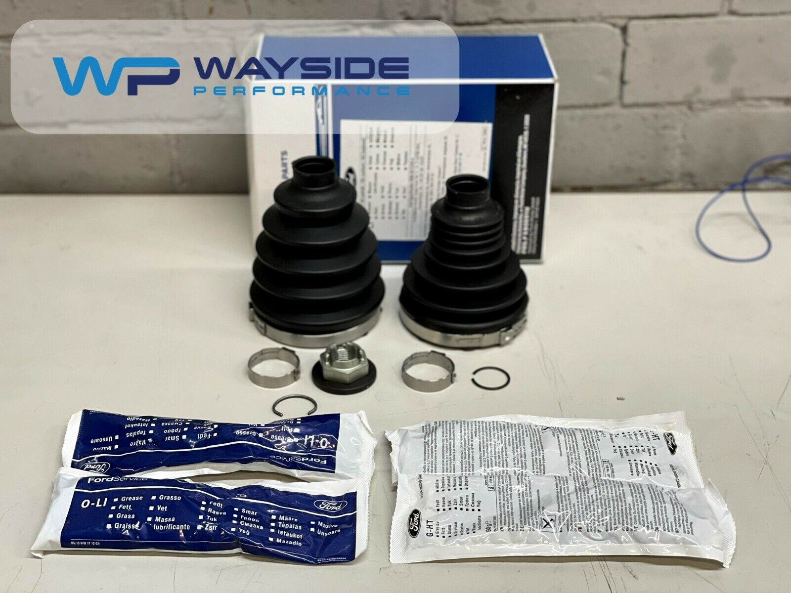 Focus MK3 ST250 NS driveshaft CV boot kit Inner and outer nearside passenger - Wayside Performance 