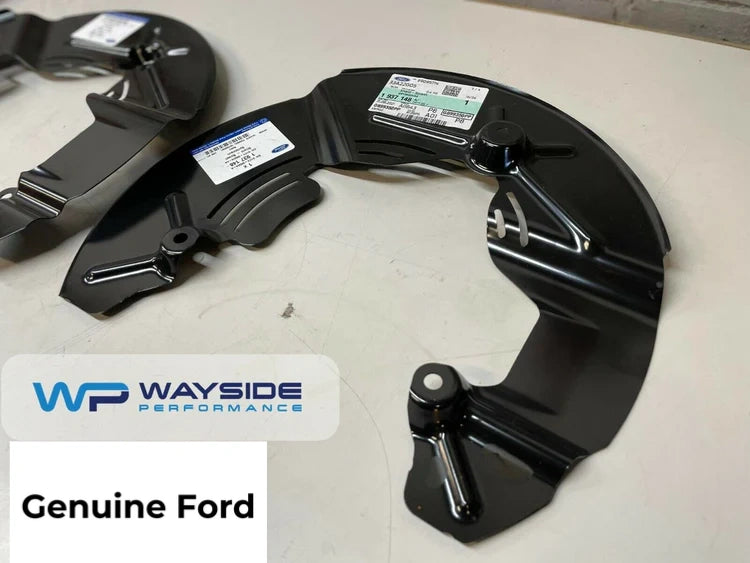 MK3 Ford Focus RS front brake backing plates Genuine Ford - Pair - Wayside Performance 