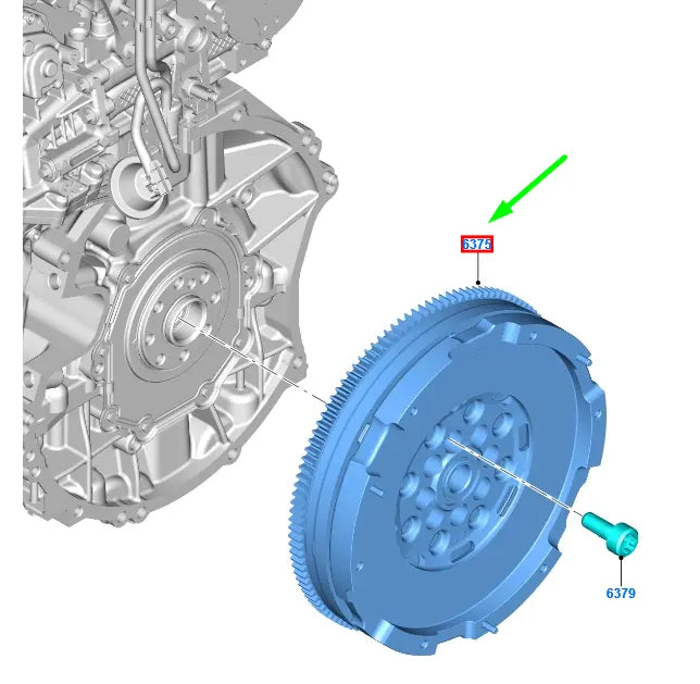Transit Custom 2.0L Flywheel Genuine Ford - Wayside Performance 