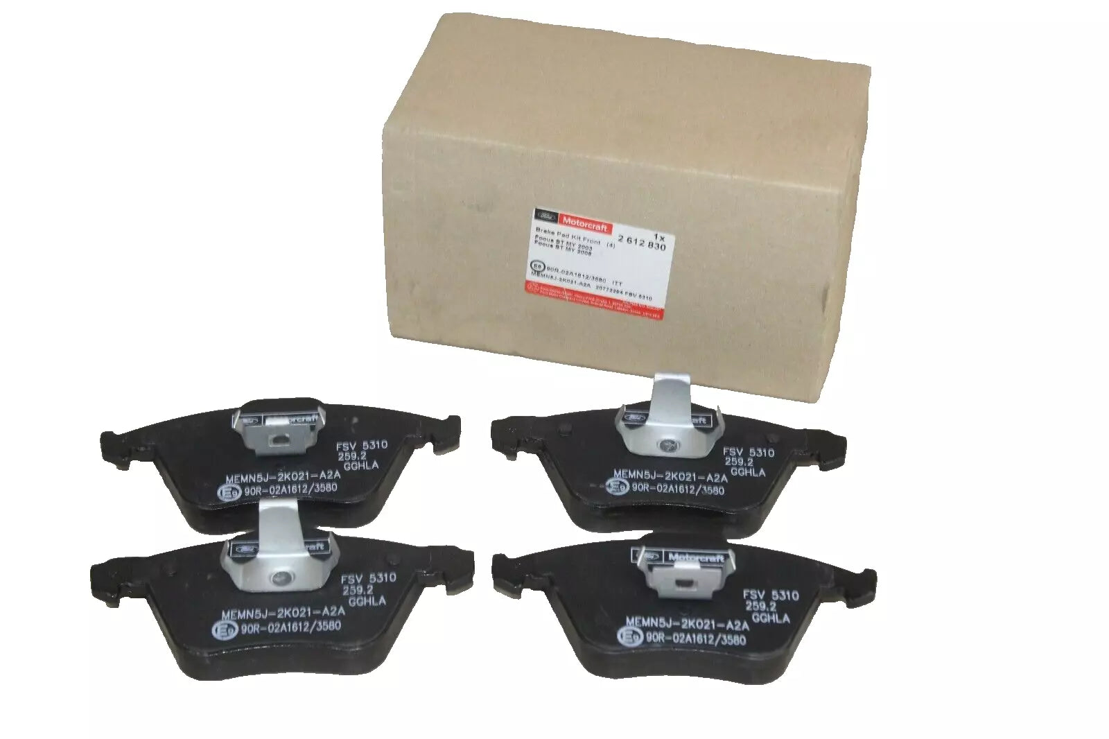 MK2 Focus ST ST225 Front Brake Pads Genuine Ford