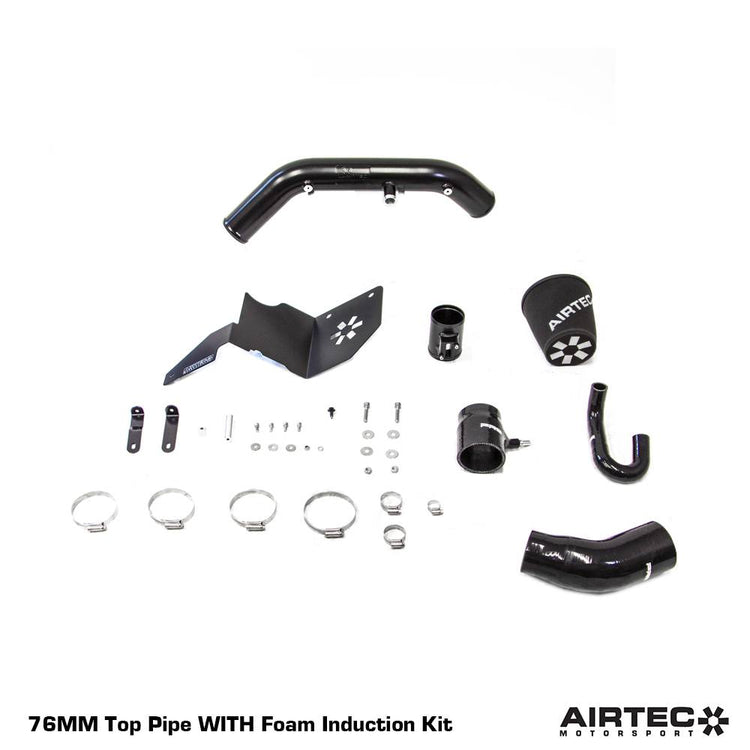 Filter Airtec Motorsport Rs-style 76mm Top Induction Pipe for Fiesta St180 - Wayside Performance 