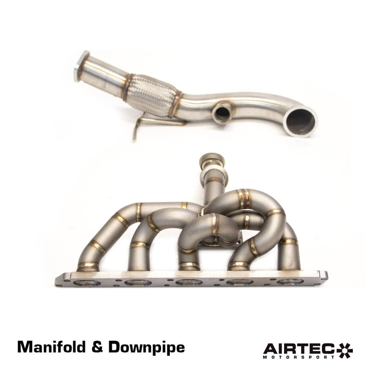 Airtec Motorsport Big Turbo Tubular Exhaust Manifold & Downpipe for MK2 MK2 Focus ST225 & Rs - Wayside Performance 