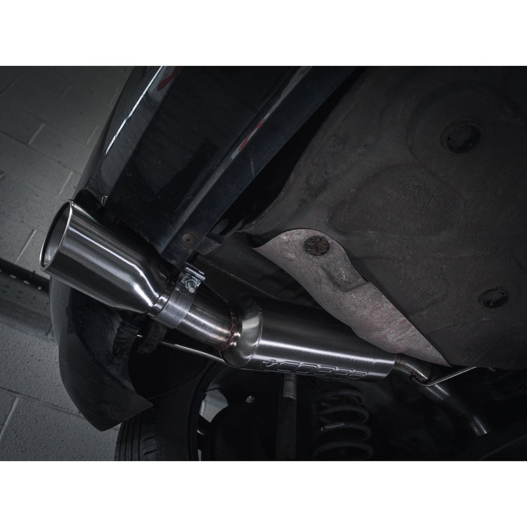 Vauxhall Corsa E 1.0 Turbo (15-19) Rear Box Section Performance Exhaust - Wayside Performance 