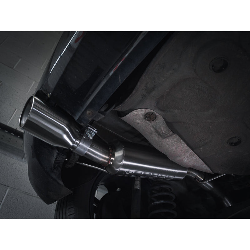 Vauxhall Corsa E 1.0 Turbo (15-19) Rear Box Section Performance Exhaust - Wayside Performance 