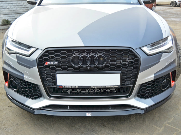 Maxton Design Front Splitter V.2 Audi Rs6 C7 (2013-up) - Wayside Performance 