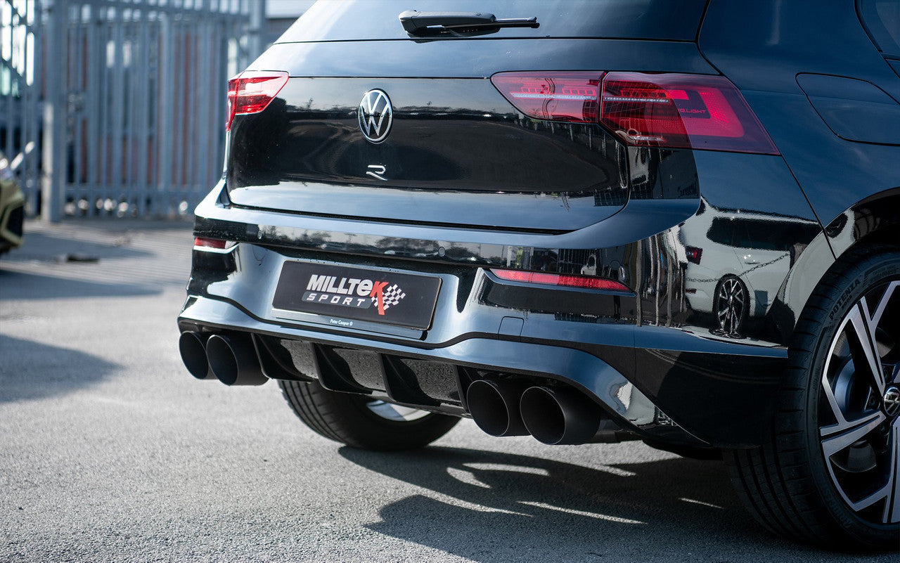 Milltek Particulate Filter-back Exhaust - Resonated - Golf 8 R - Wayside Performance 