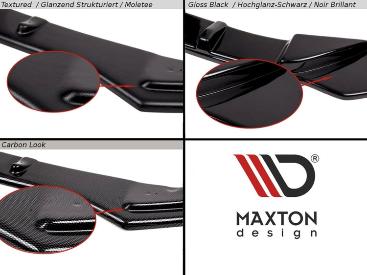Maxton Design Front Splitter V.3 Audi S3 / A3 S-line 8v Facelift Sedan (2016-2020) - Wayside Performance 