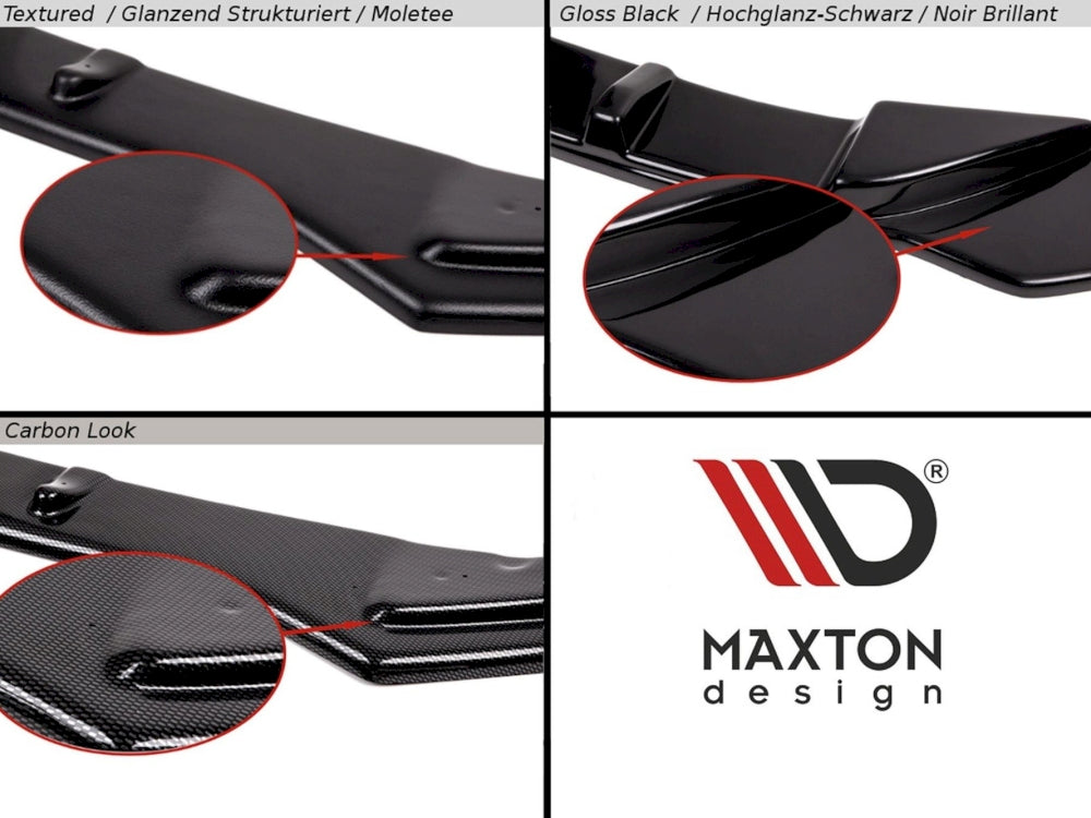 Maxton Design Front Splitter V1 Audi S5 / A5 S-line F5 Facelift (2019-) - Wayside Performance 