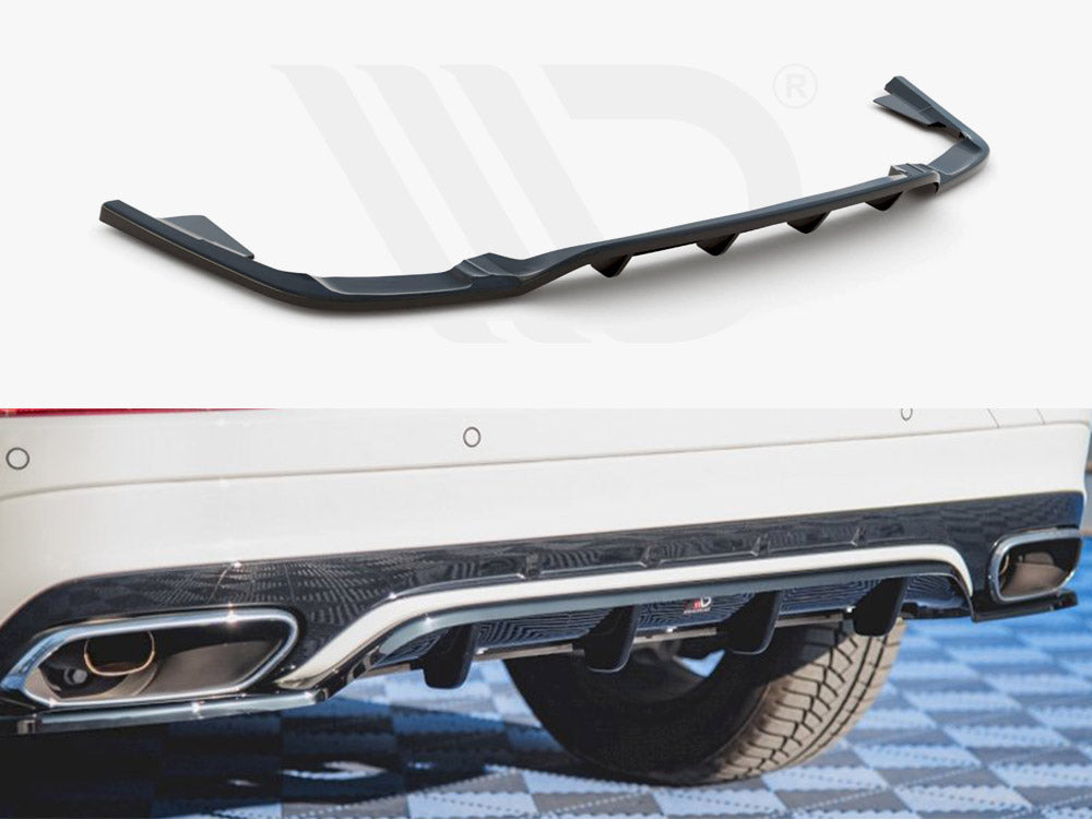 Central Rear Splitter (Vertical Bars) Volvo XC60 Mk2 R-Design - Wayside Performance 