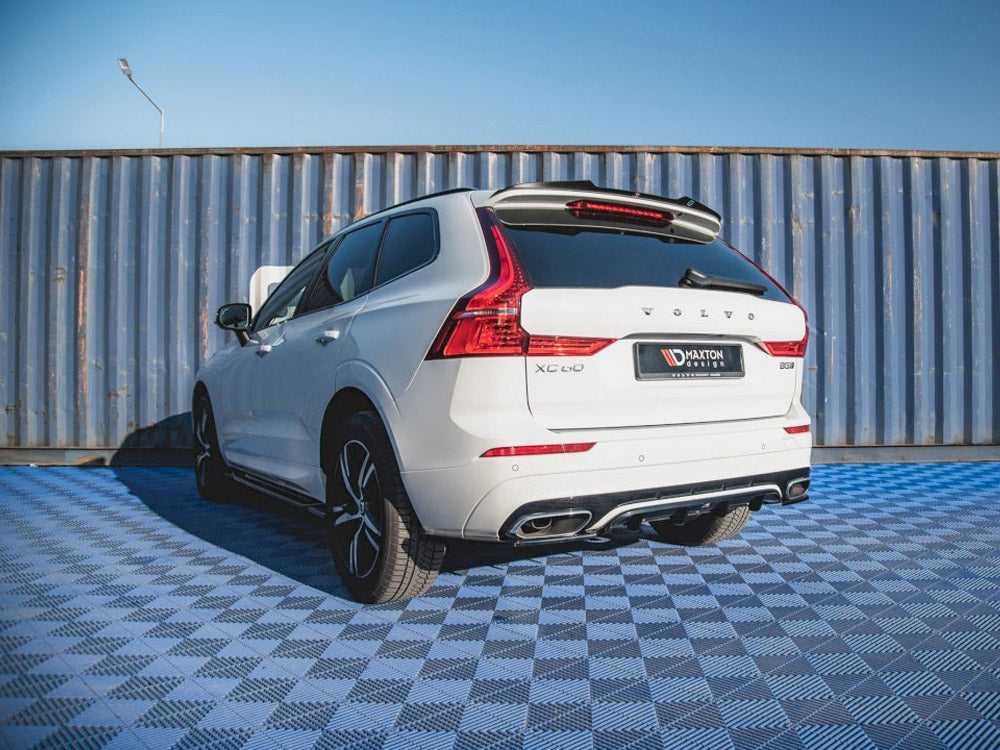 Central Rear Splitter (Vertical Bars) Volvo XC60 Mk2 R-Design - Wayside Performance 