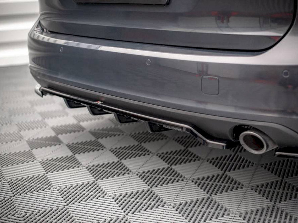 Central Rear Splitter V.1 (Vertical Bars) Volvo V90 Mk2 - Wayside Performance 