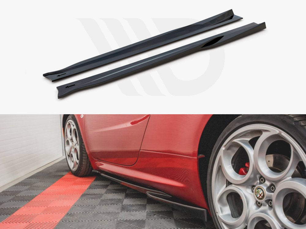 Side Skirts Diffusers Alfa Romeo 4C (2013-2017) - Wayside Performance 