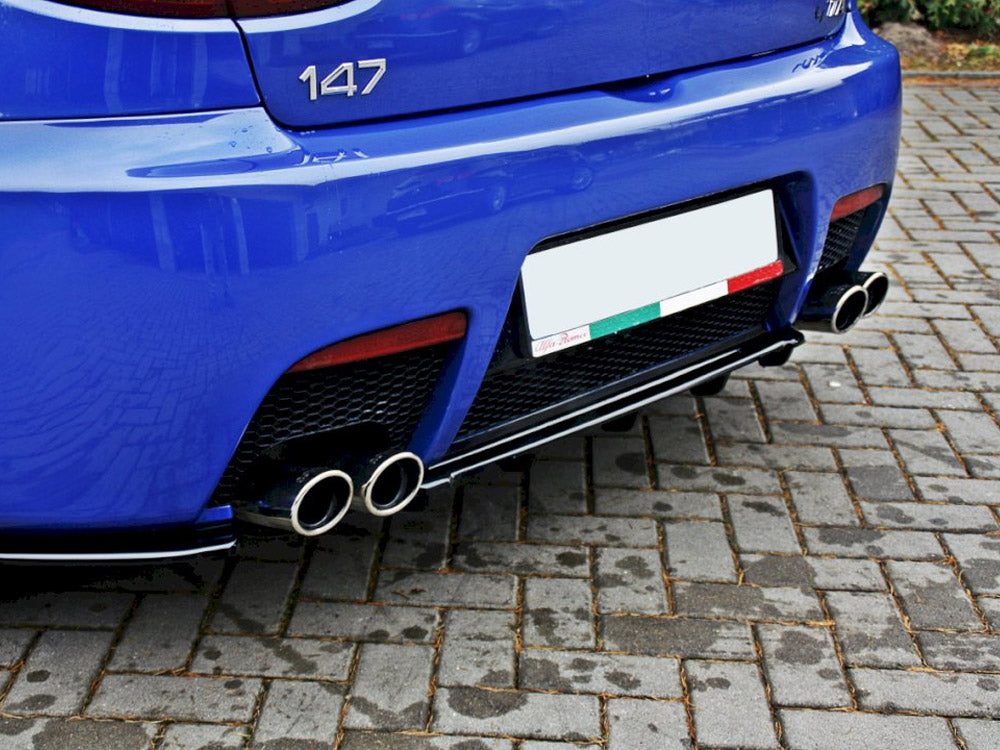Central Rear Splitter (Vertical Bars) Alfa Romeo 147 GTA - Wayside Performance 