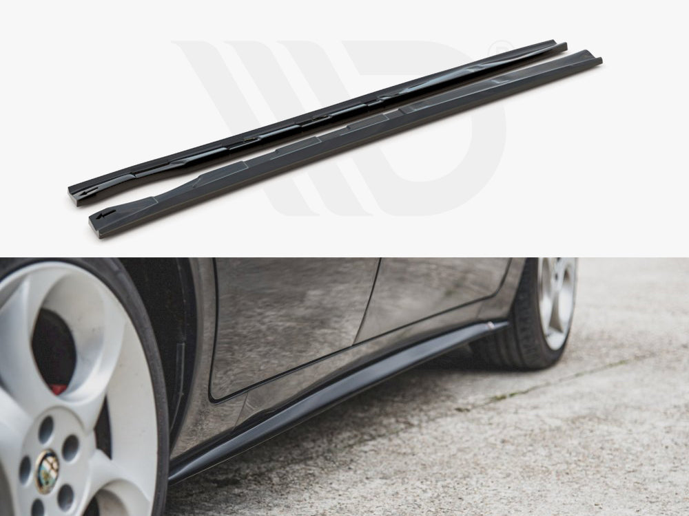 Side Skirts Diffusers Alfa Romeo 156 Facelift (2003-2006) - Wayside Performance 