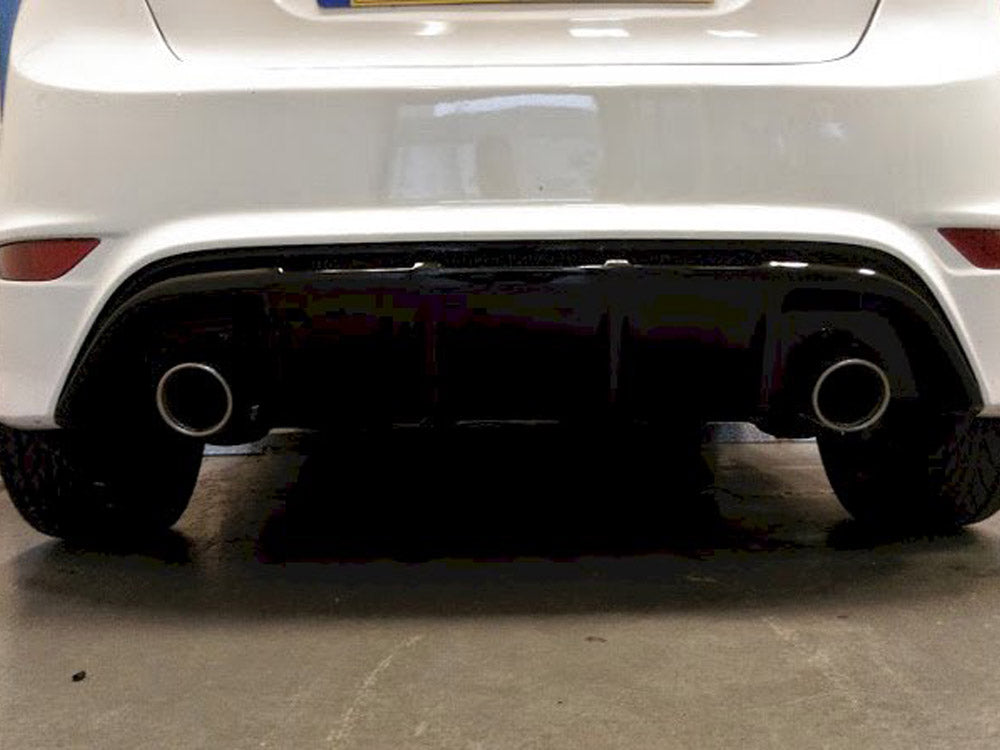 Ford Fiesta Mk7 High Quality Dual Exit Stainless Steel Axle-back Exhaust System With Silencer and Exhaust Pipes - Wayside Performance 