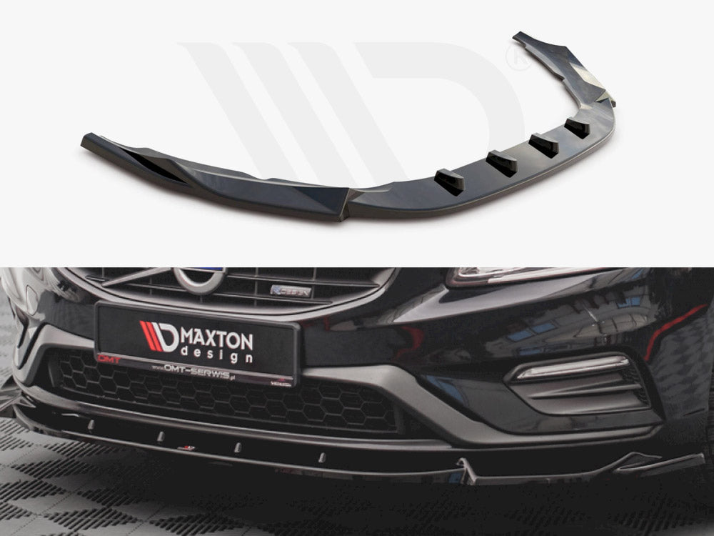 Front Splitter V1 Volvo S60 R-design MK2 (2014-2018) - Wayside Performance 