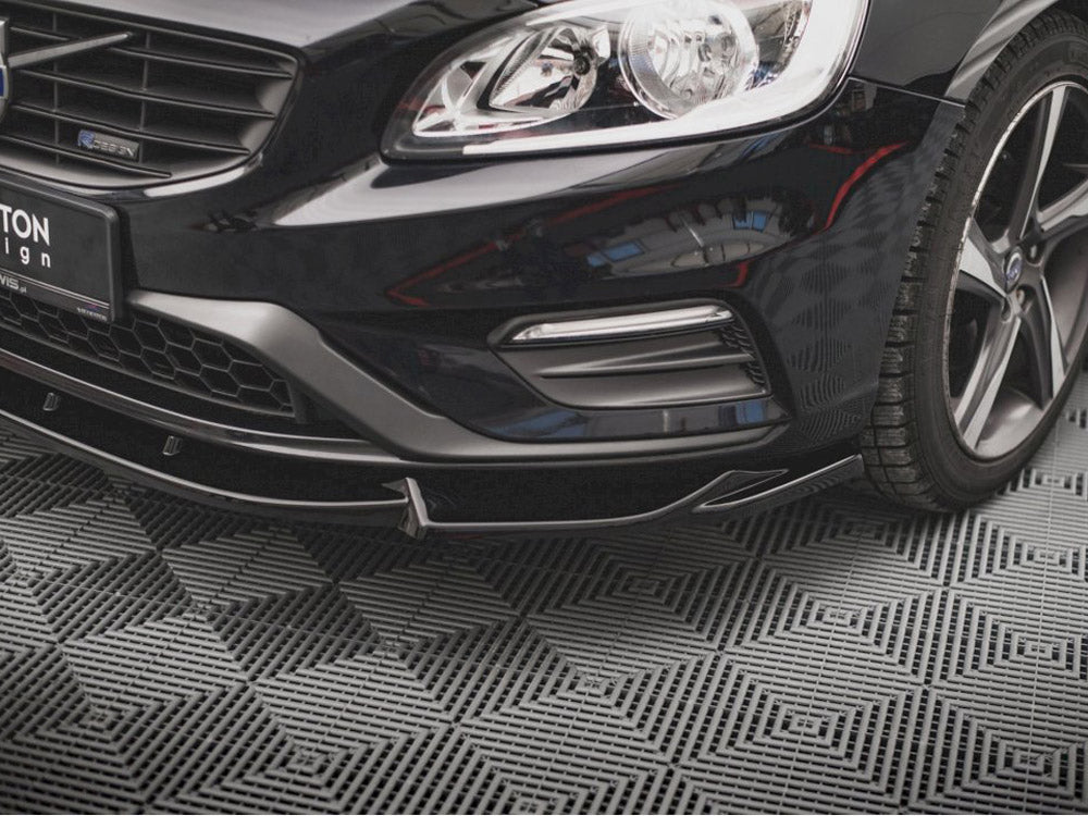 Front Splitter V1 Volvo S60 R-design MK2 (2014-2018) - Wayside Performance 