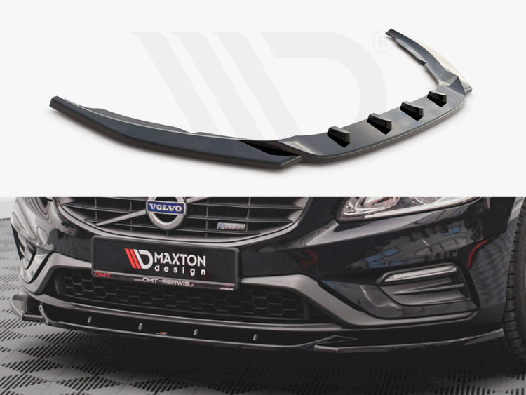 Front Splitter V2 Volvo S60 R-design MK2 (2014-2018) - Wayside Performance 