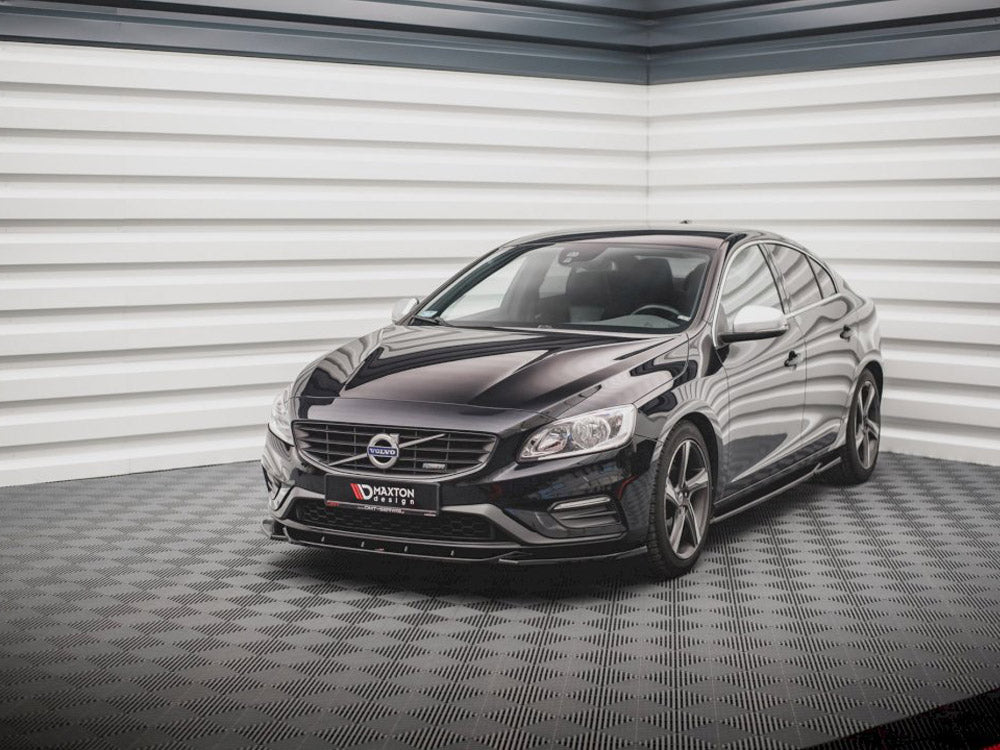 Front Splitter V2 Volvo S60 R-design MK2 (2014-2018) - Wayside Performance 