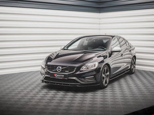 Front Splitter V2 Volvo S60 R-design MK2 (2014-2018) - Wayside Performance 
